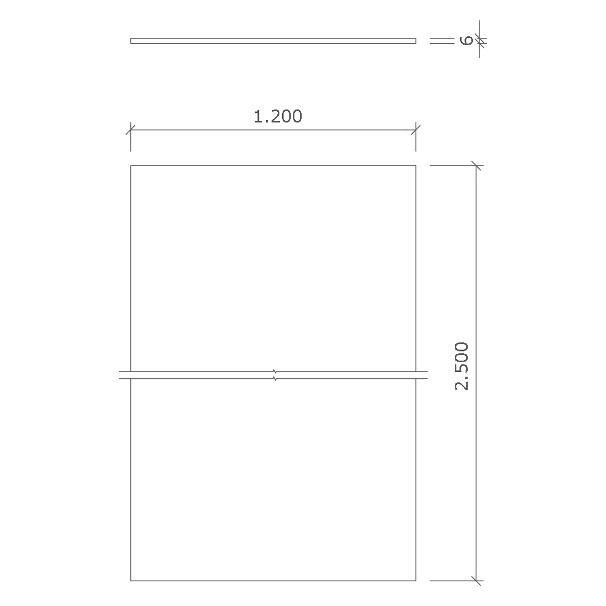 Wedi Top Wall Carbon Zwart